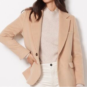 o.p.t. Lawrence Camel Blazer Size Large OPT Single Breasted Blazer Coat